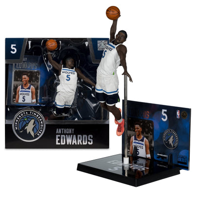 NBA McFarlane's SportsPicks Minnesota Timberwolves Anthony Edwards 7-Inch Posed Figure - Image 8