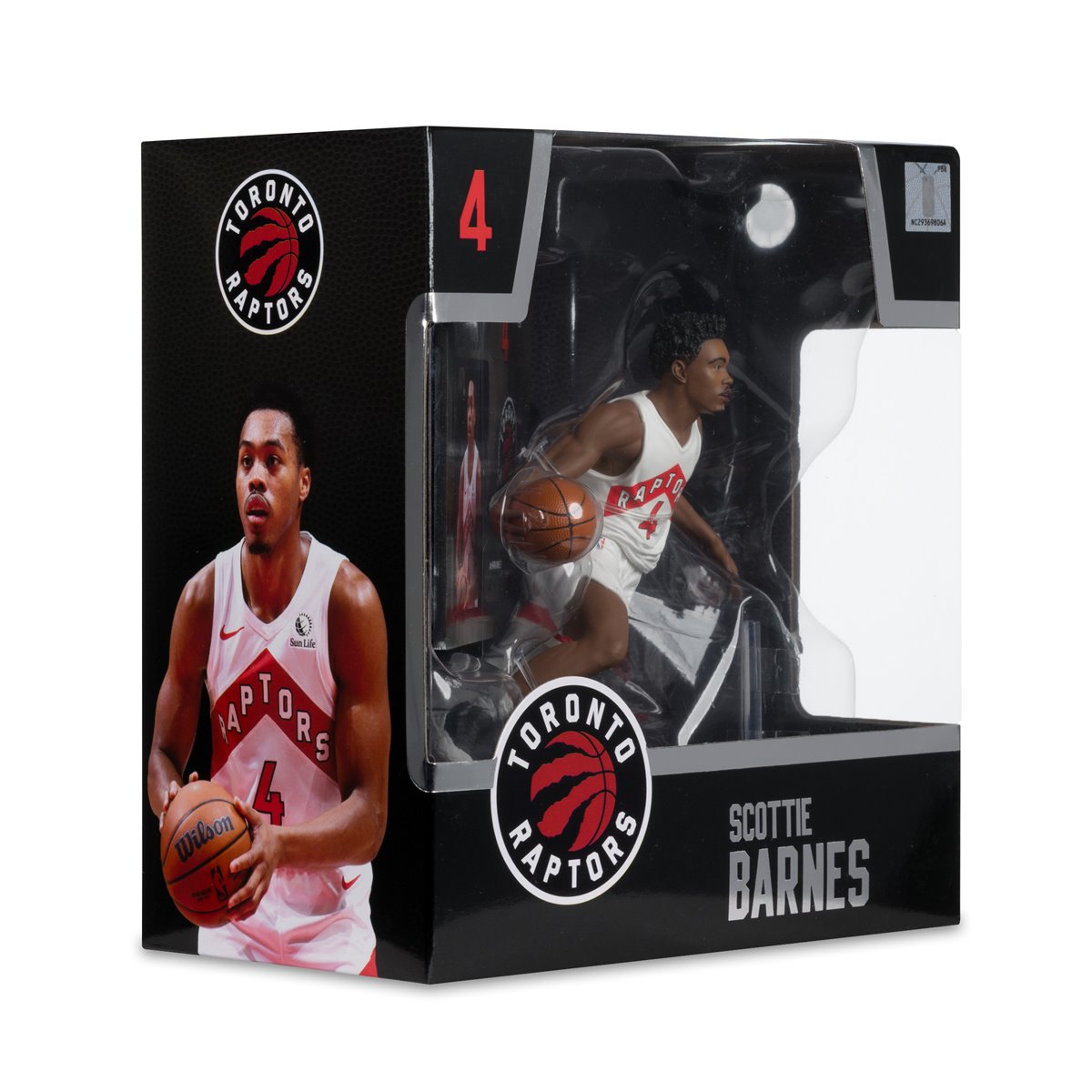 NBA McFarlane's SportsPicks Toronto Raptors Scottie Barnes 7-Inch Posed Figure - Image 3