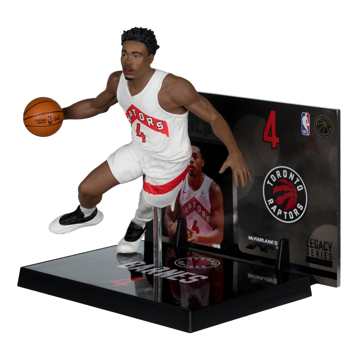 NBA McFarlane's SportsPicks Toronto Raptors Scottie Barnes 7-Inch Posed Figure - Image 7