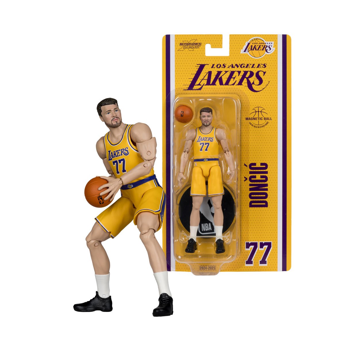 NBA McFarlane's SportsPicks Wave 2 Los Angeles Lakers Luka Doncic 6-Inch Action Figure - Image 7