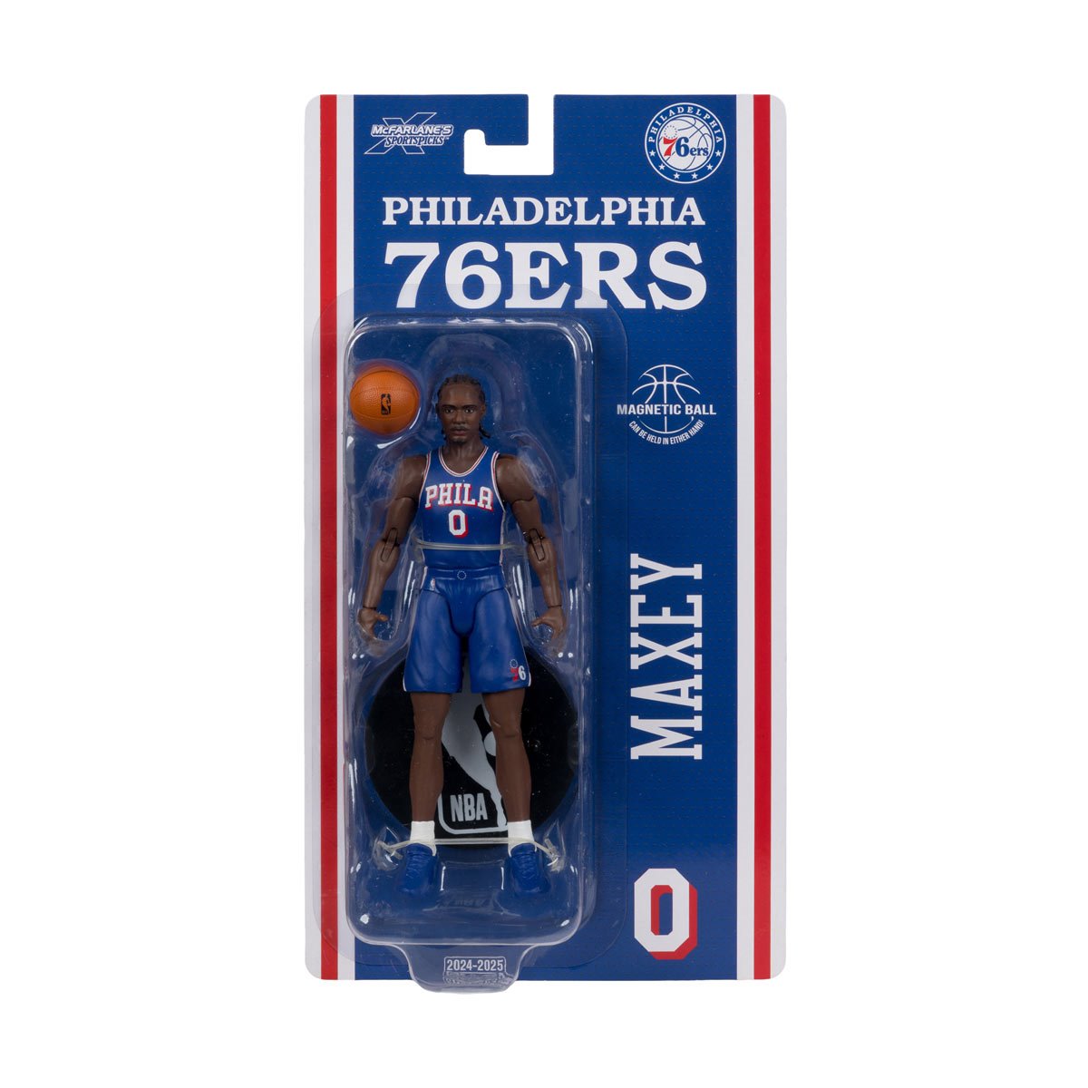 NBA McFarlane's SportsPicks Wave 2 Philadelphia 76ers Tyrese Maxey 6-Inch Action Figure - Image 8