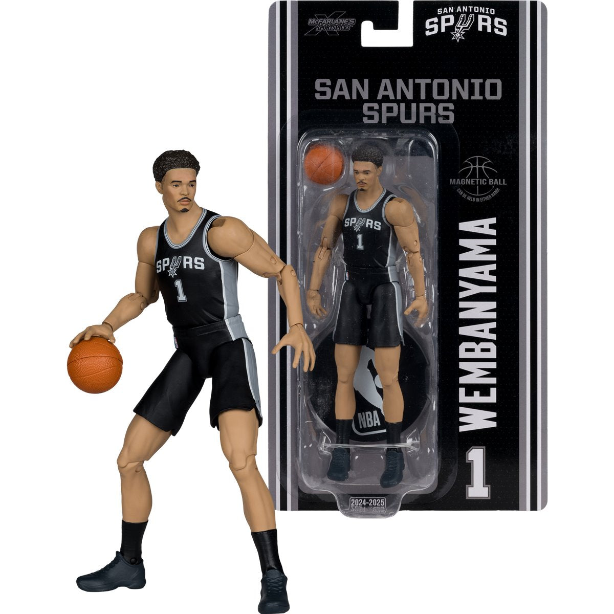 NBA McFarlane SportsPicks Wave 1 San Antionio Spurs Victor Wembanyama 6-Inch Action Figure - Image 4