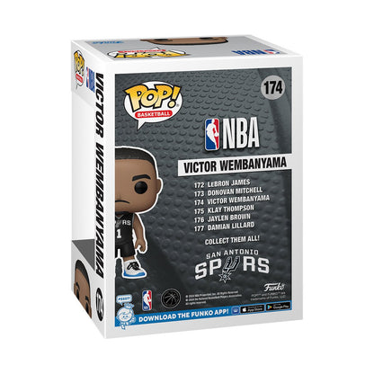 NBA San Antonio Spurs Victor Wembanyama Funko Pop! Vinyl Figure #174 - Image 3