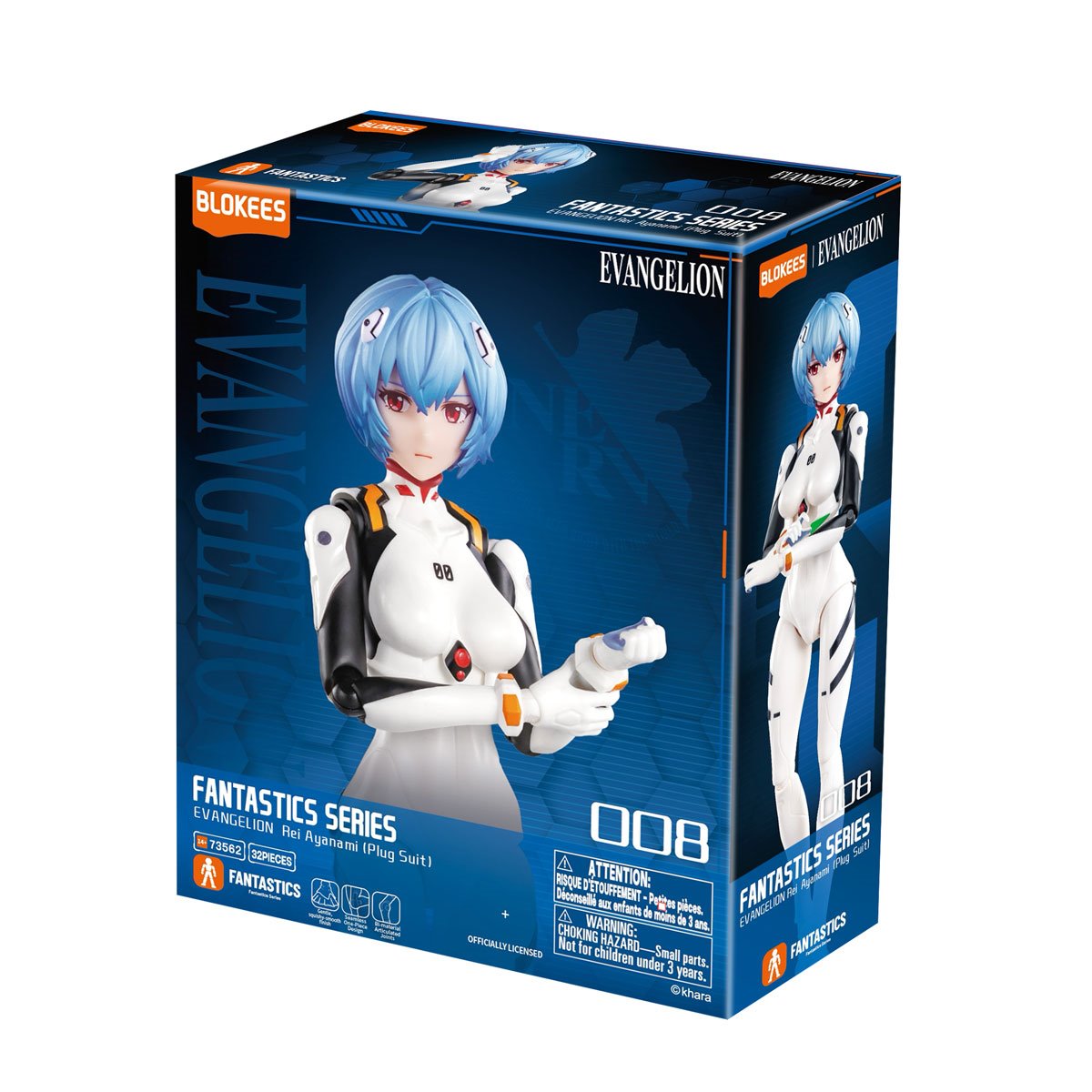 Neon Genesis Evangelion Fantastics Series Rei Ayanami Plug Suit Model Kit - Image 6