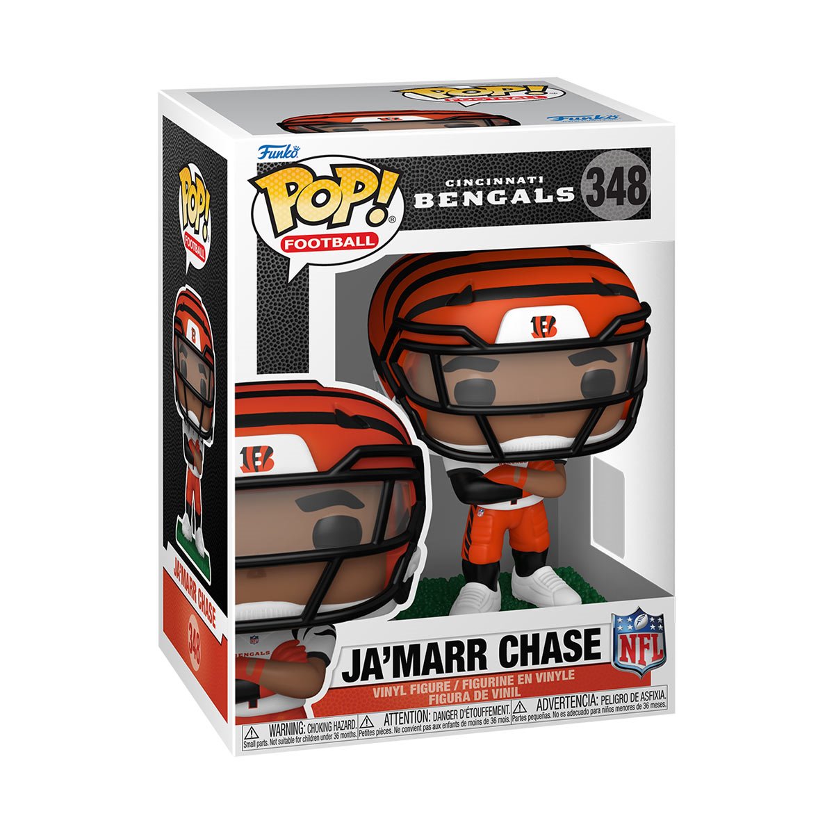 NFL Bengals Ja'Marr Chase (clear visor) Funko Pop! Vinyl Figure (Restricted Item) - Image 3
