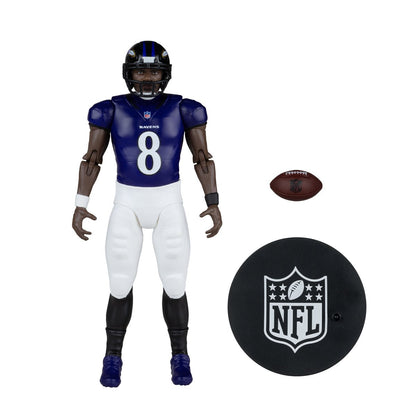 NFL McFarlane's SportsPicks Wave 2 Baltimore Ravens Lamar Jackson 6-Inch Action Figure - Image 2