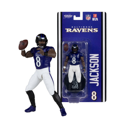 NFL McFarlane's SportsPicks Wave 2 Baltimore Ravens Lamar Jackson 6-Inch Action Figure - Image 6