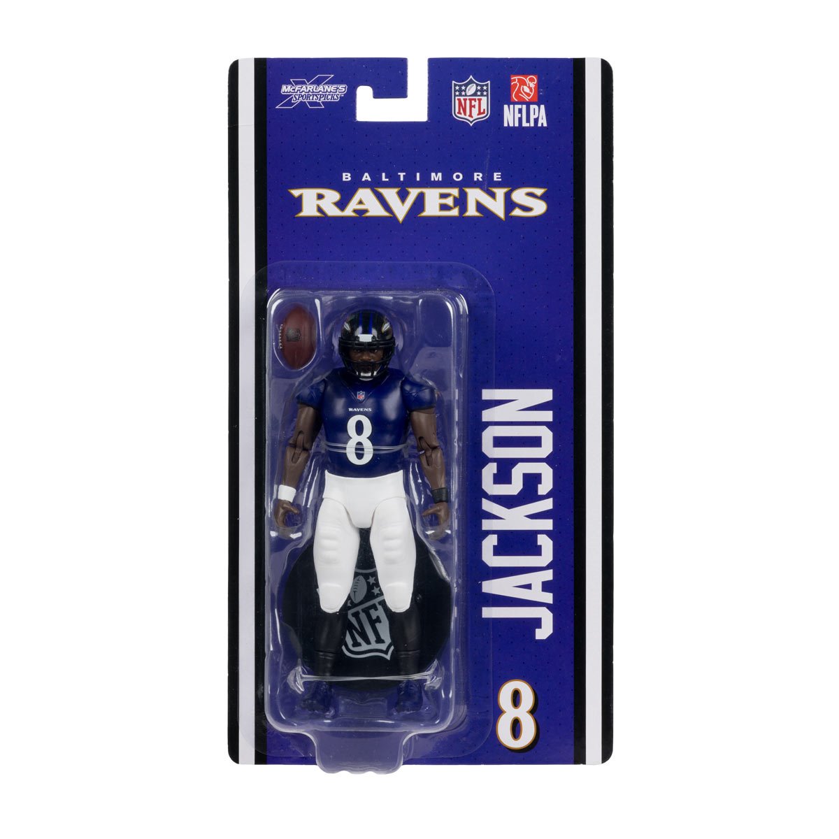 NFL McFarlane's SportsPicks Wave 2 Baltimore Ravens Lamar Jackson 6-Inch Action Figure - Image 7