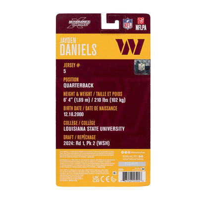NFL McFarlane's SportsPicks Wave 2 Washington Commanders Jayden Daniels 6-Inch Action Figure - Image 8