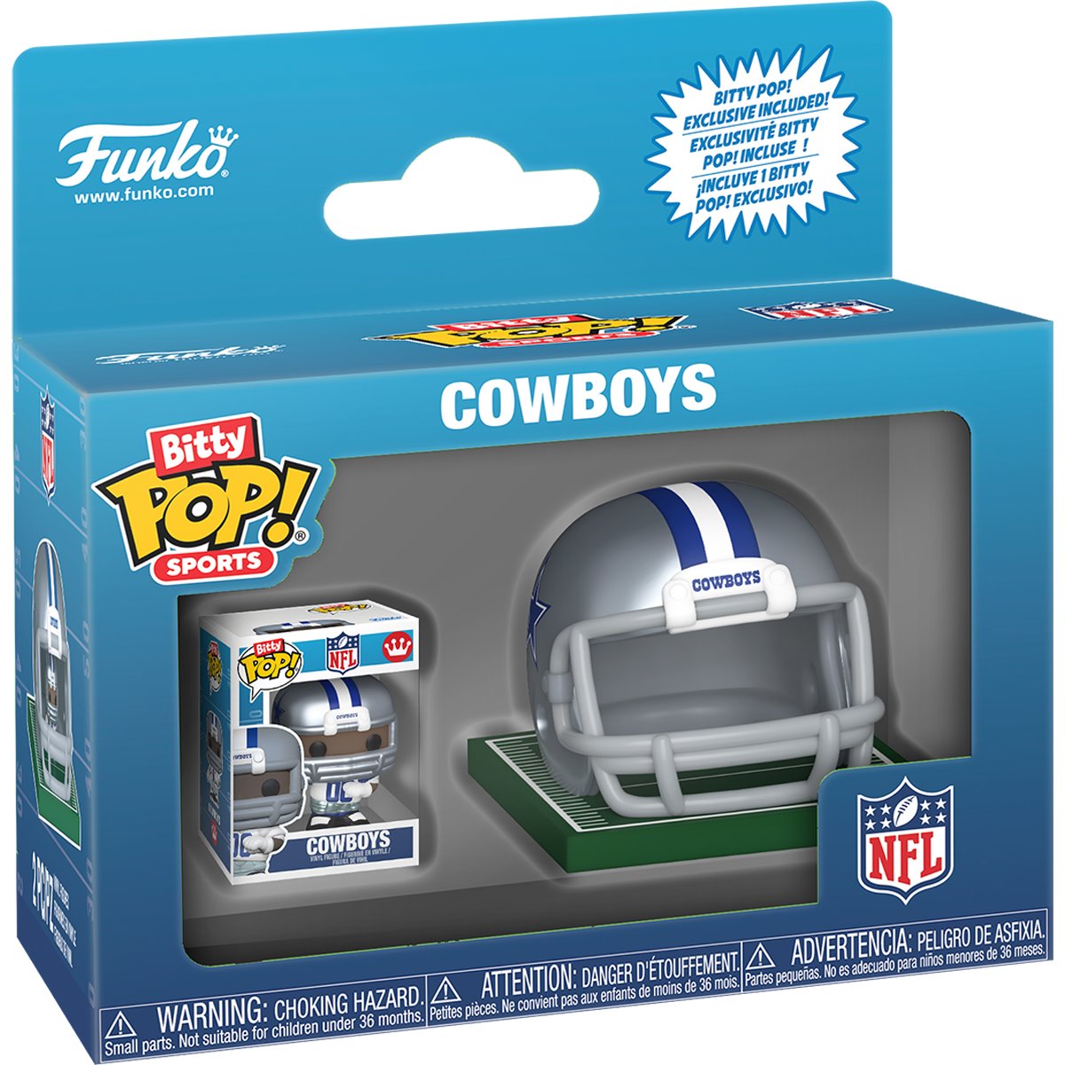 NFL NFC Cowboys Funko Bitty Pop! Helmet - Image 2