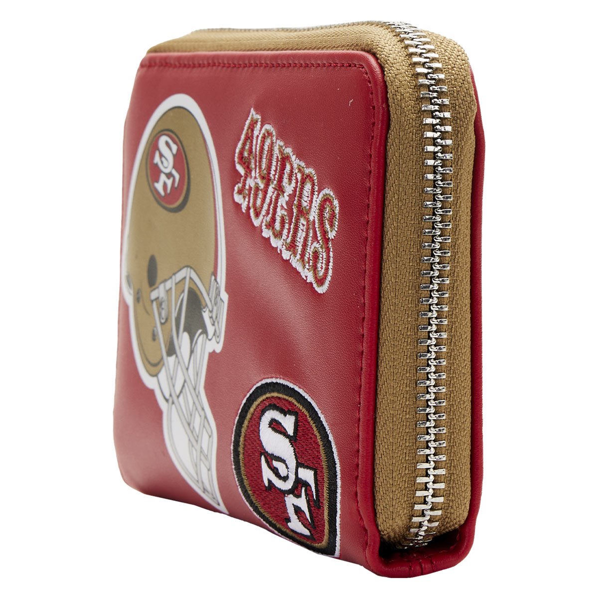NFL San Francisco 49ers Patches Zip-Around Wallet - Image 2