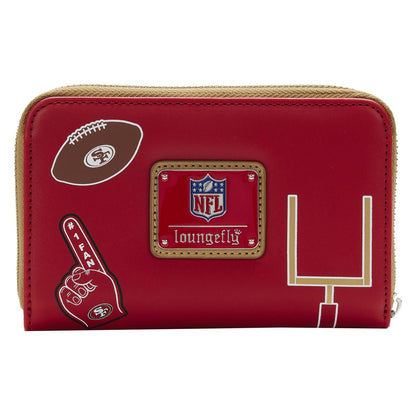 NFL San Francisco 49ers Patches Zip-Around Wallet - Image 3