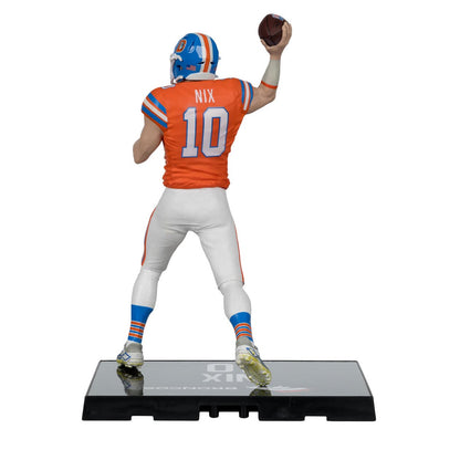NFL SportsPicks 2025 Denver Broncos Bo Nix Classic Jersey 7-Inch Posed Figure - Image 4