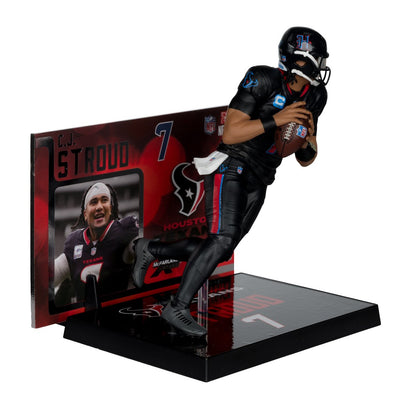 NFL SportsPicks 2025 Houston Texans C.J. Stroud Alternate Jersey 7-Inch Scale Posed Figure - Image 3
