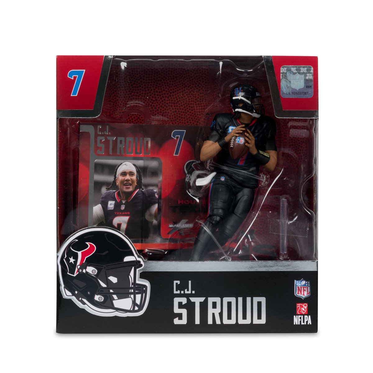NFL SportsPicks 2025 Houston Texans C.J. Stroud Alternate Jersey 7-Inch Scale Posed Figure - Image 7