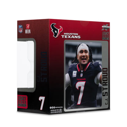 NFL SportsPicks 2025 Houston Texans C.J. Stroud Alternate Jersey 7-Inch Scale Posed Figure - Image 8
