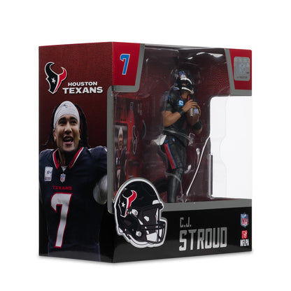 NFL SportsPicks 2025 Houston Texans C.J. Stroud Alternate Jersey 7-Inch Scale Posed Figure - Image 9