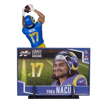 NFL SportsPicks 2025 Los Angeles Rams Puka Nacua 7-Inch Scale Posed Figure - Image 2
