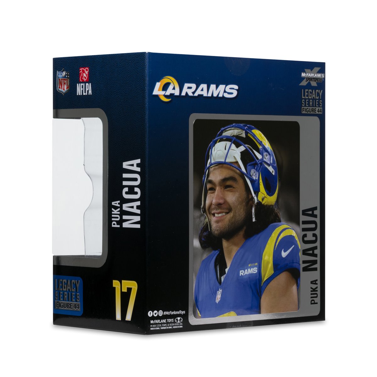 NFL SportsPicks 2025 Los Angeles Rams Puka Nacua 7-Inch Scale Posed Figure - Image 8