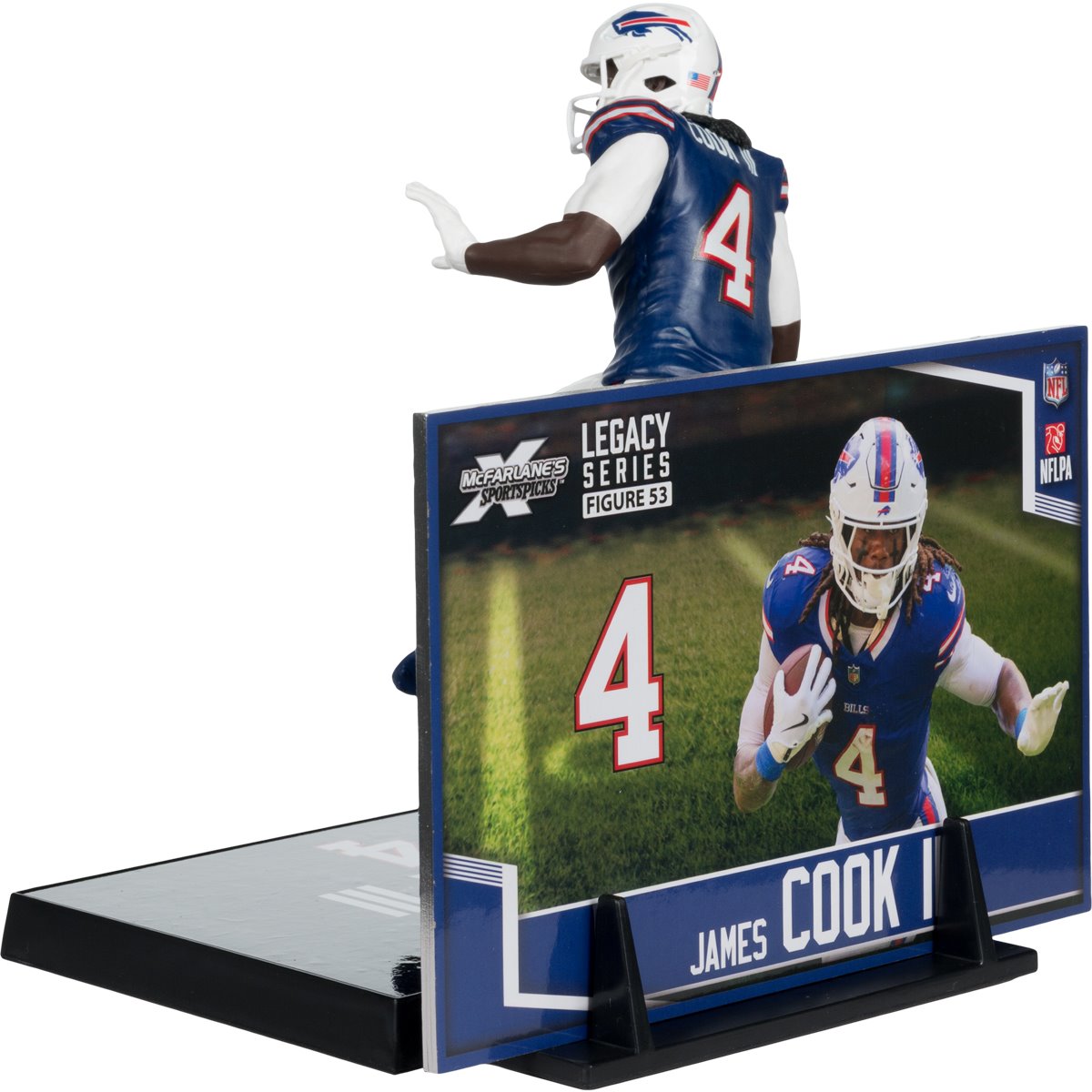 NFL SportsPicks Buffalo Bills James Cook 7-Inch Posed Figure - Image 3
