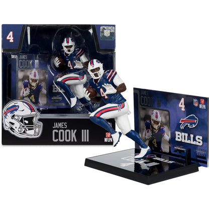 NFL SportsPicks Buffalo Bills James Cook 7-Inch Posed Figure - Image 5
