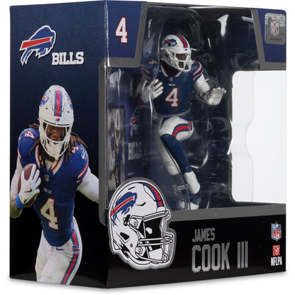 NFL SportsPicks Buffalo Bills James Cook 7-Inch Posed Figure - Image 7