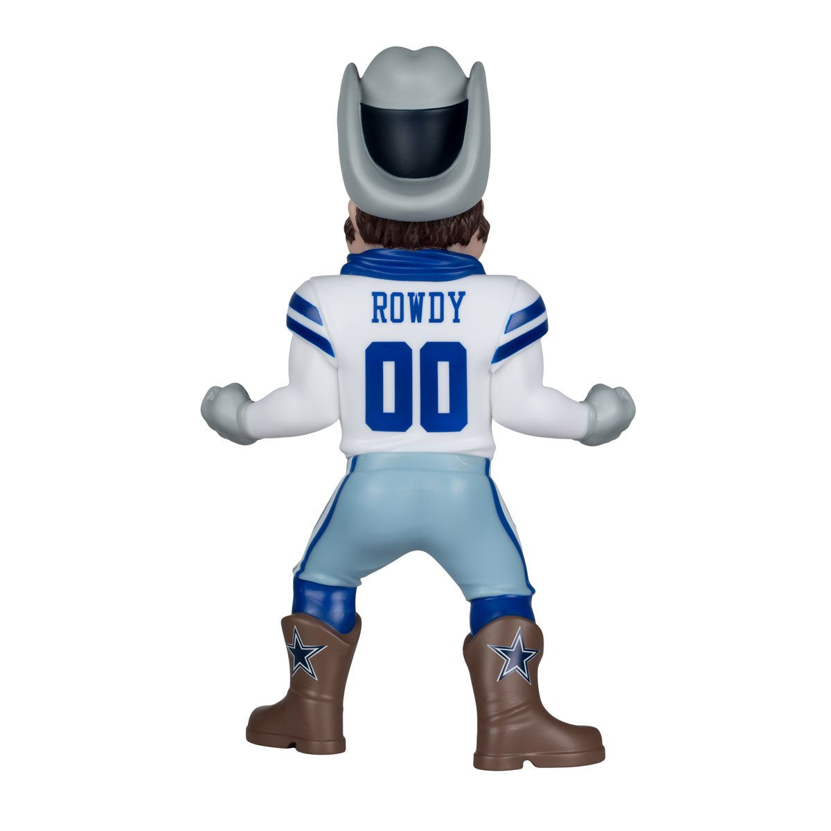 NFL SportsPicks Dallas Cowboys Rowdy Mascot 8-Inch Posed Figure - Image 5