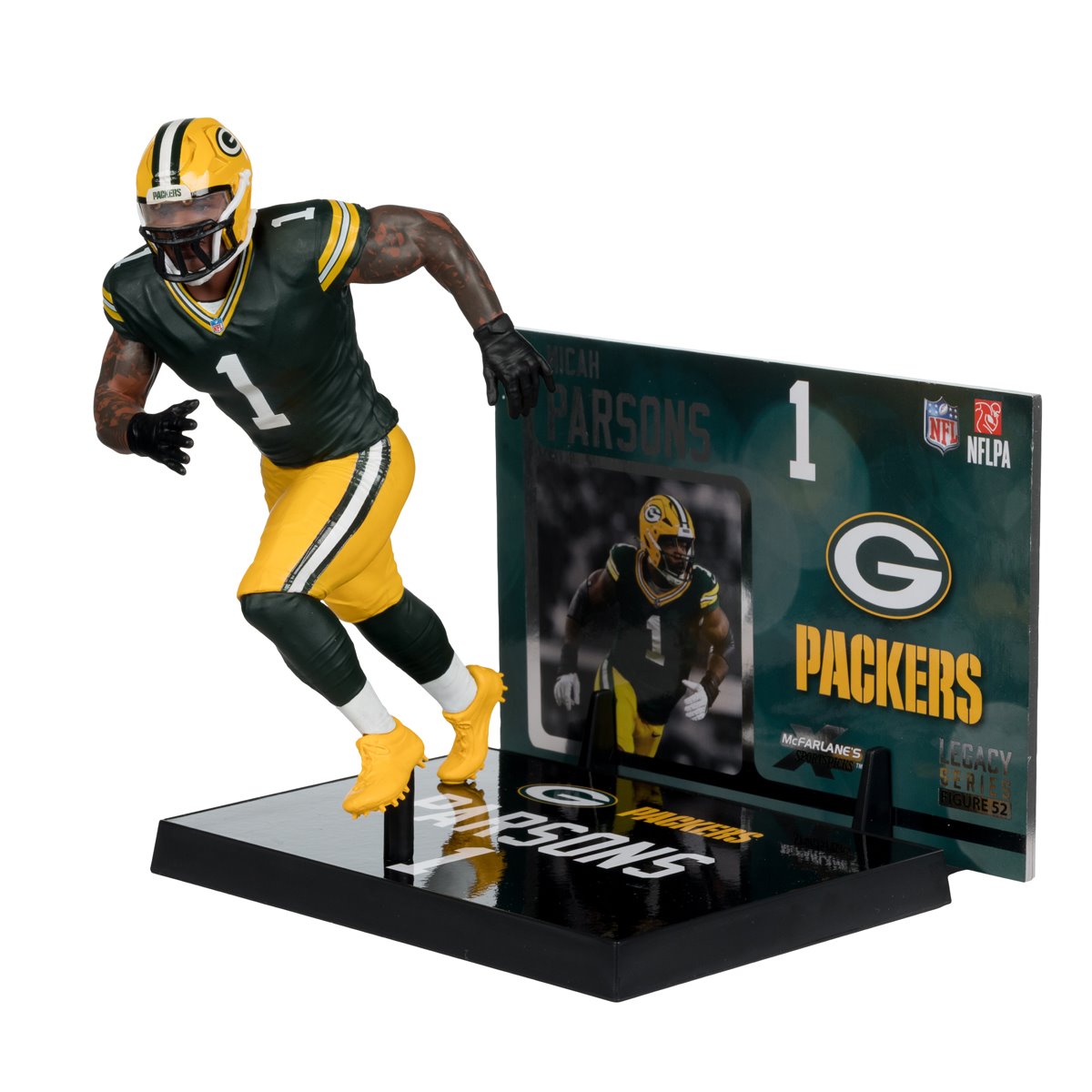 NFL SportsPicks Green Bay Packers Micah Parsons 7-Inch Posed Figure - Image 2