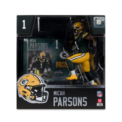 NFL SportsPicks Green Bay Packers Micah Parsons 7-Inch Posed Figure - Image 6