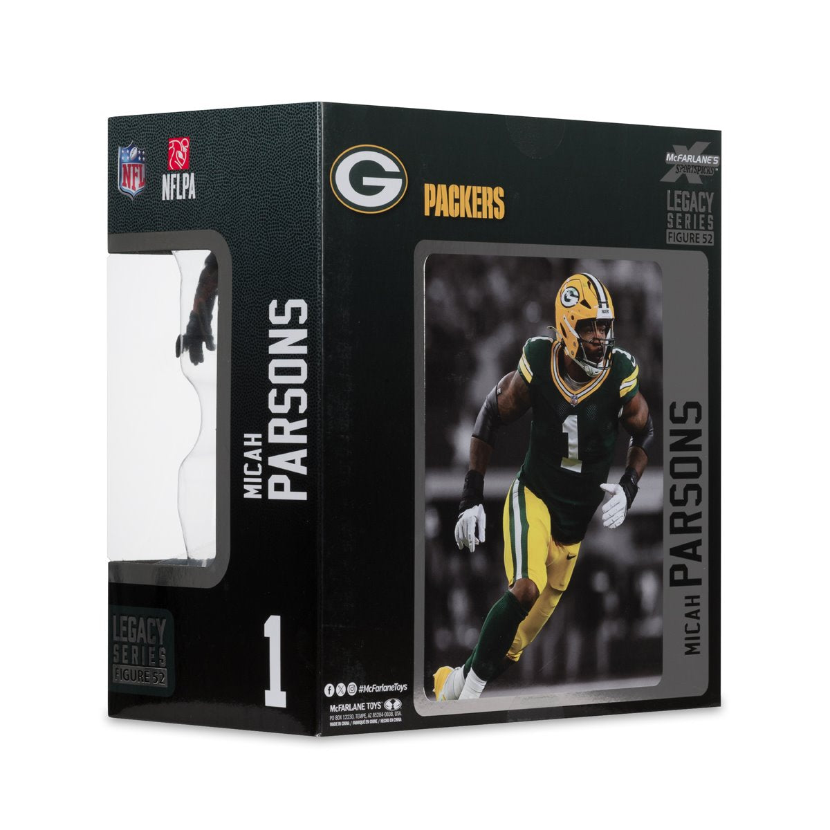 NFL SportsPicks Green Bay Packers Micah Parsons 7-Inch Posed Figure - Image 8