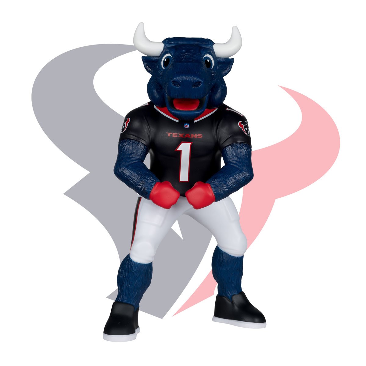 NFL SportsPicks Houston Texans Toro Mascot 8-Inch Posed Figure - Image 2