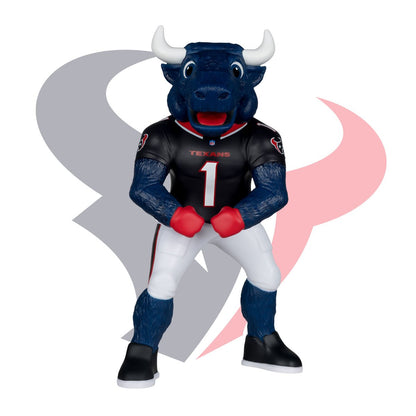 NFL SportsPicks Houston Texans Toro Mascot 8-Inch Posed Figure - Image 2