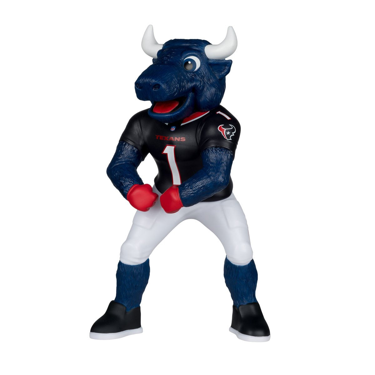 NFL SportsPicks Houston Texans Toro Mascot 8-Inch Posed Figure - Image 4