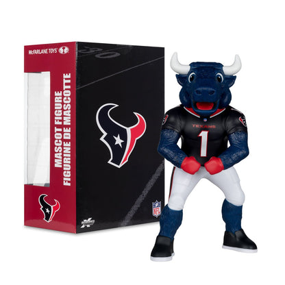 NFL SportsPicks Houston Texans Toro Mascot 8-Inch Posed Figure - Image 6