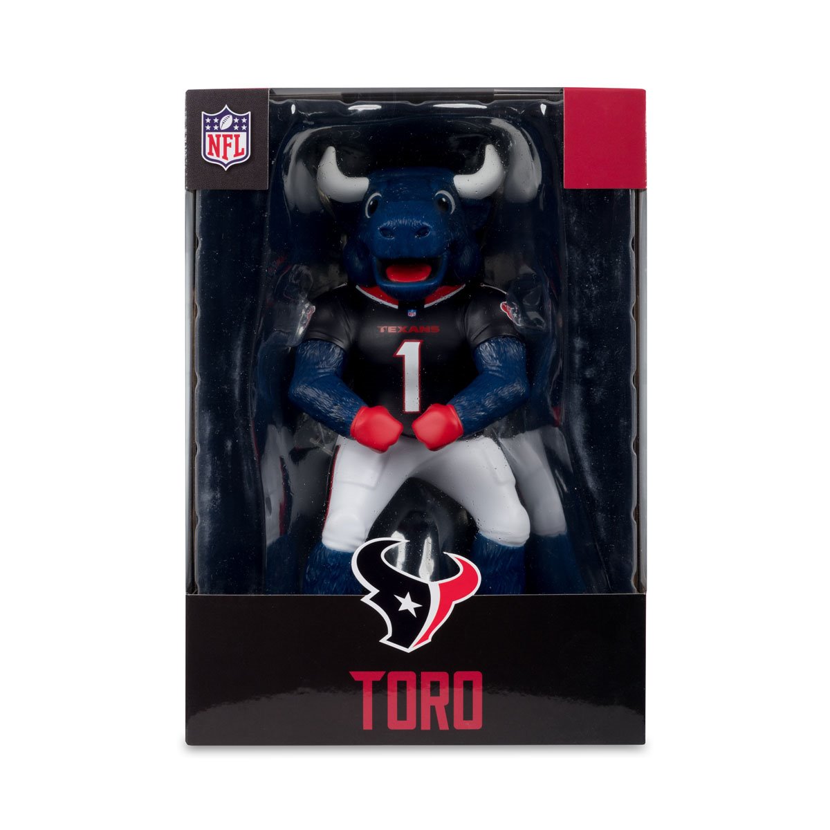 NFL SportsPicks Houston Texans Toro Mascot 8-Inch Posed Figure - Image 7