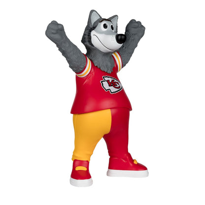 NFL SportsPicks Kansas City Chiefs K. C. Wolf Mascot 8-Inch Posed Figure - Image 3