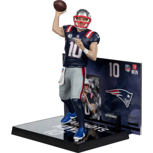 NFL SportsPicks New England Patriots Drake Maye 7-Inch Posed Figure - Image 2