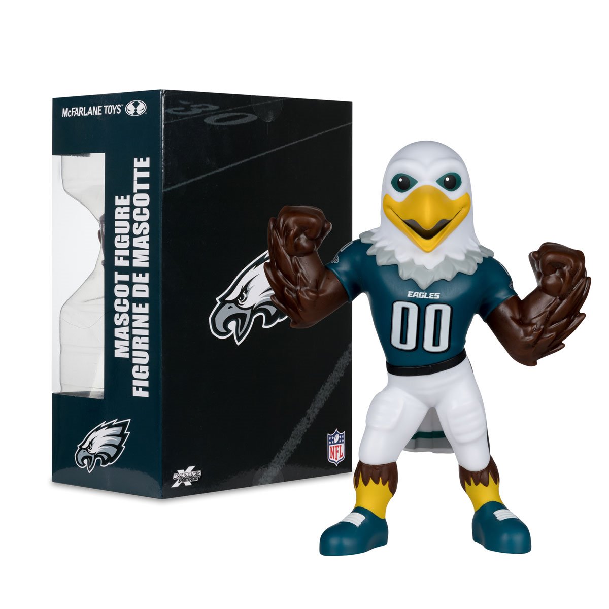 NFL SportsPicks Philadelphia Eagles Swoop Mascot 8-Inch Posed Figure - Image 6