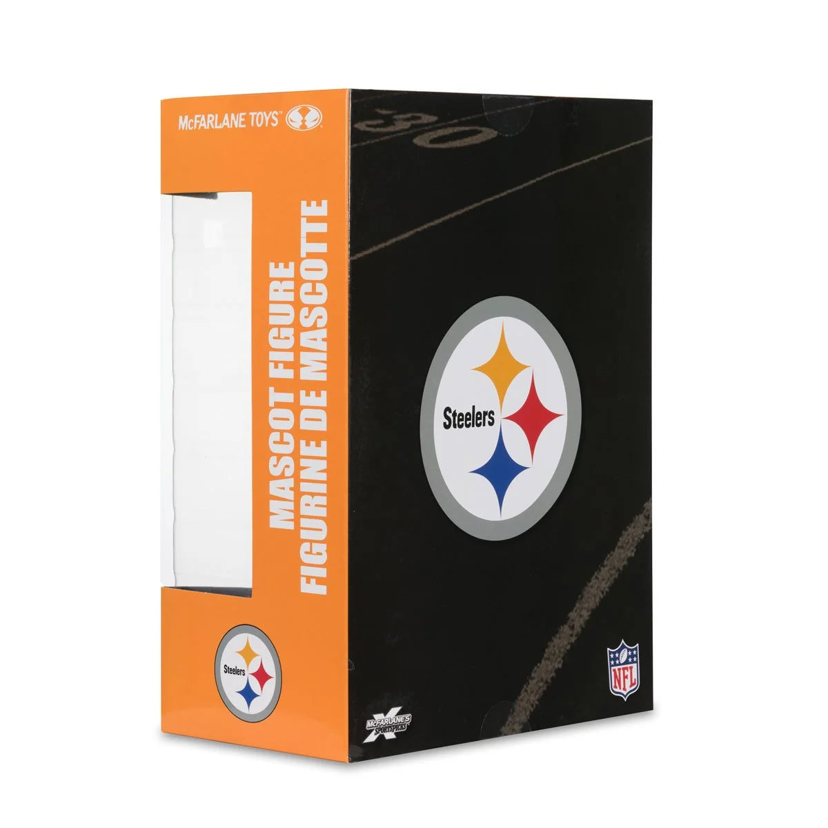 NFL SportsPicks Pittsburgh Steelers Steely McBeam Mascot 8-Inch Posed Figure - Image 9