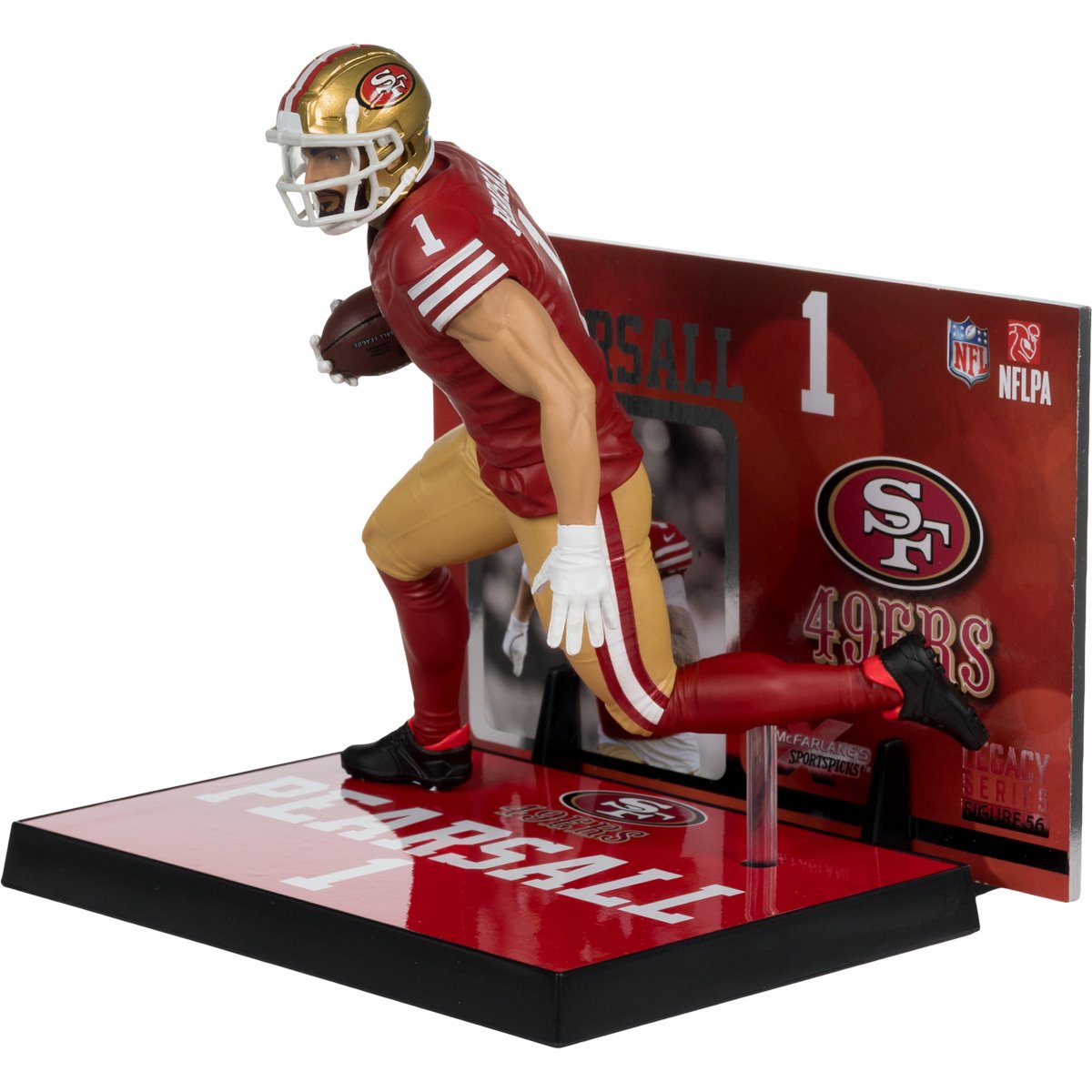 NFL SportsPicks San Francisco 49ers Ricky Pearsall 7-Inch Posed Figure - Image 2