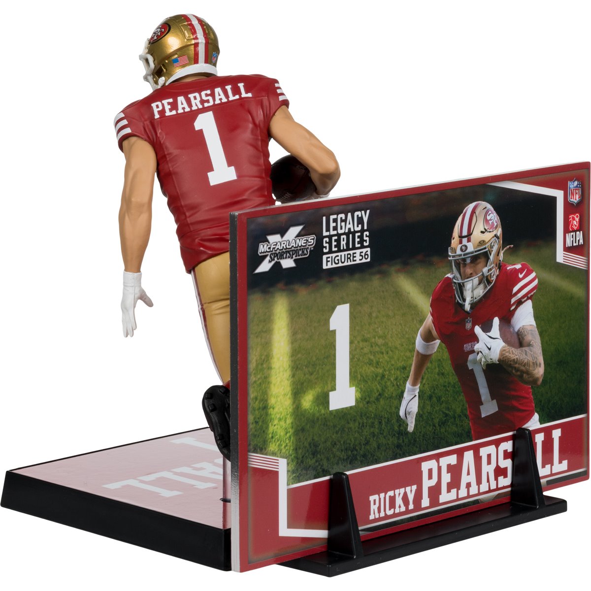 NFL SportsPicks San Francisco 49ers Ricky Pearsall 7-Inch Posed Figure - Image 3