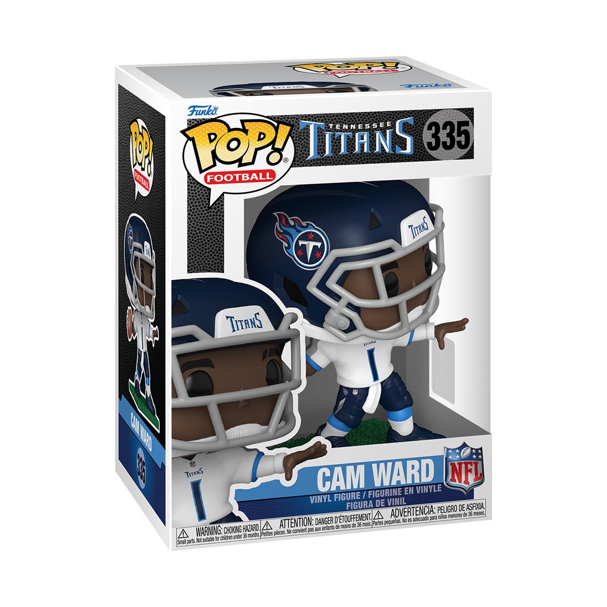 NFL Titans Cam Ward Funko Pop! Vinyl Figure #335 - Image 2
