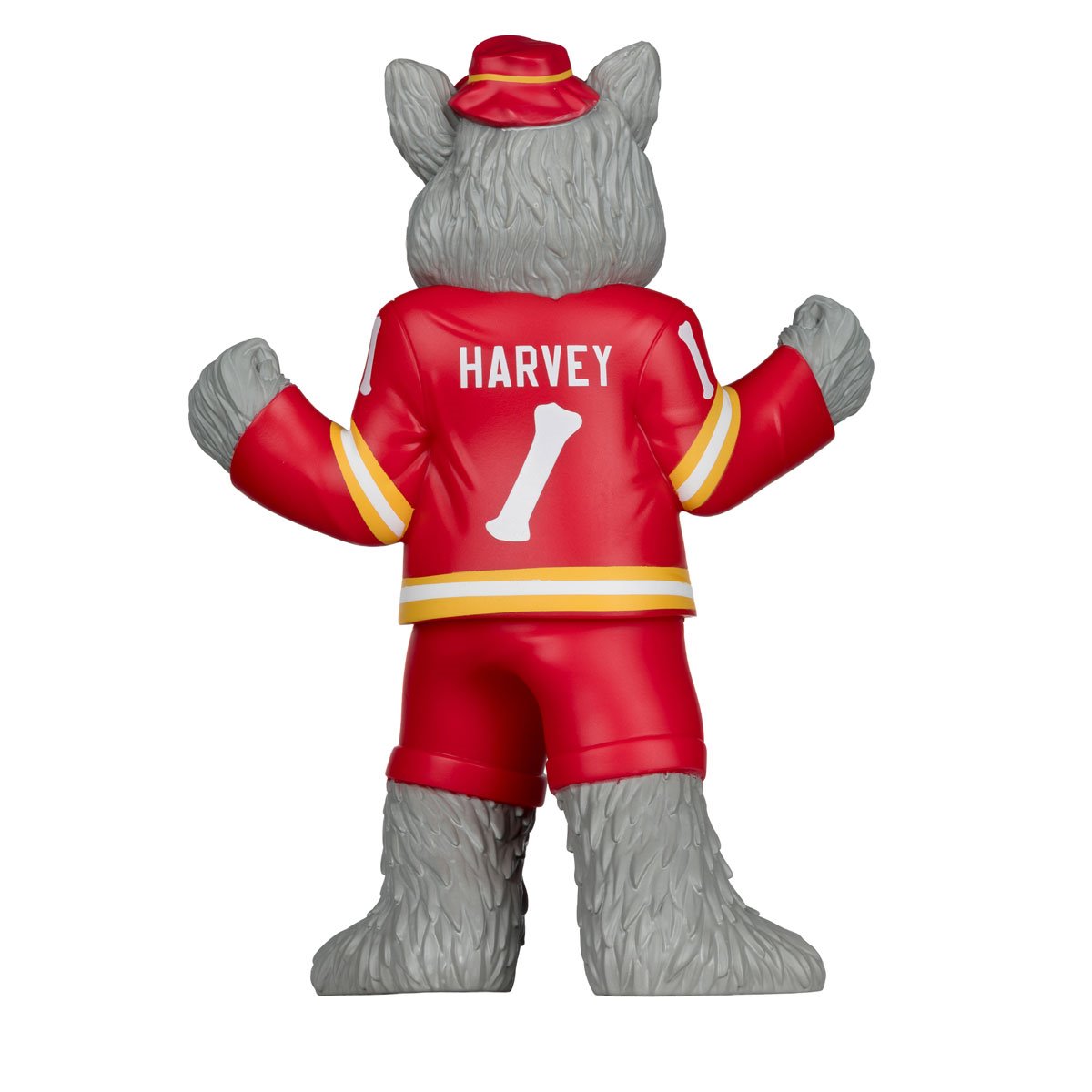 NHL Calgary Flames Harvey the Hound Version 2 Mascot Posed Figure - Image 5