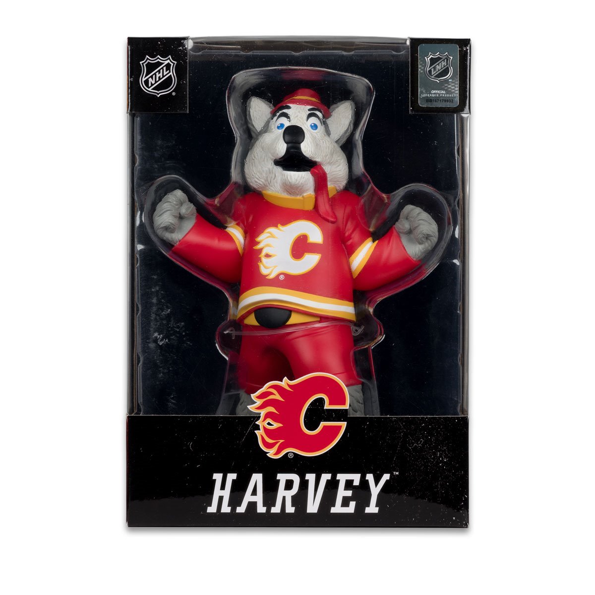 NHL Calgary Flames Harvey the Hound Version 2 Mascot Posed Figure - Image 7