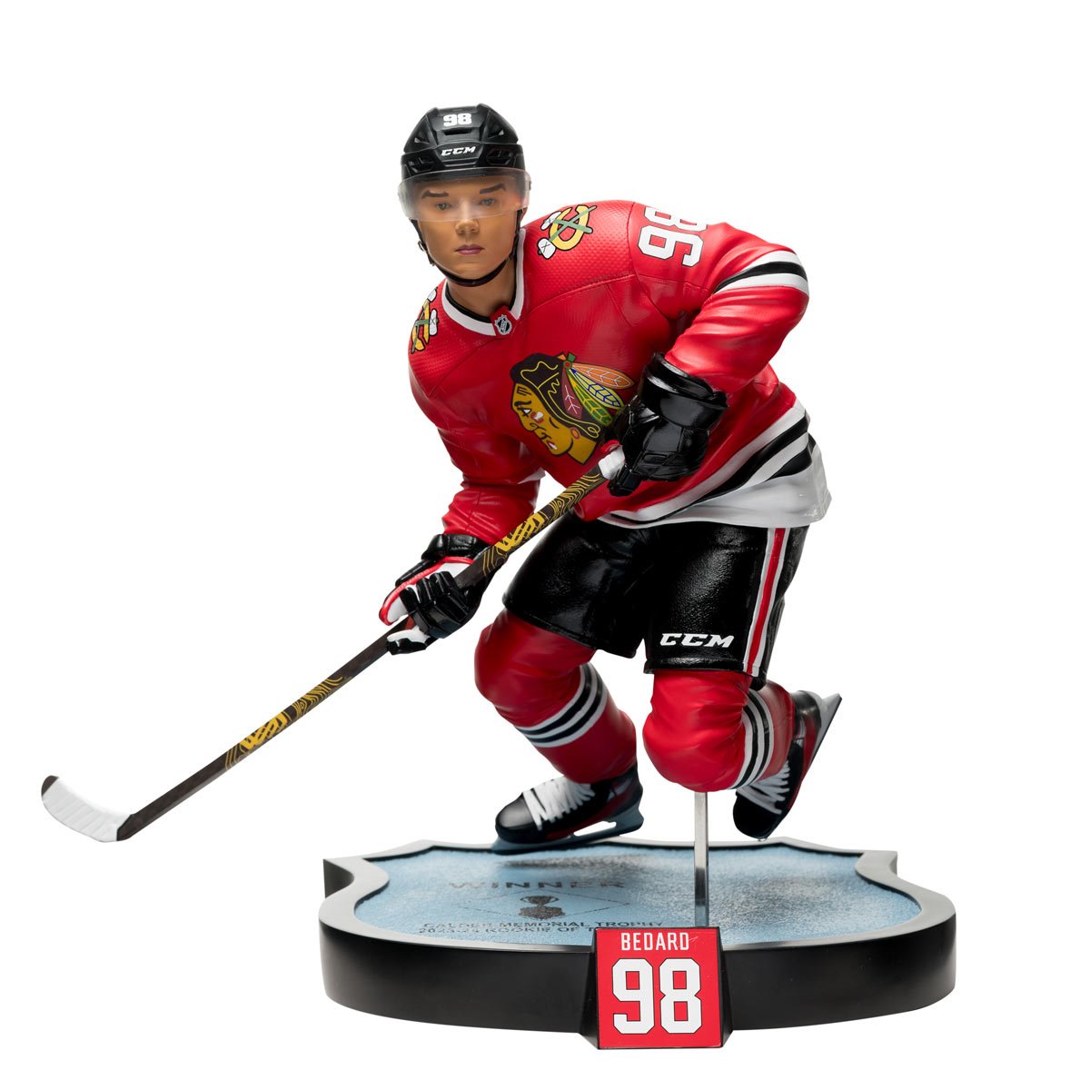 NHL Chicago Blackhawks Connor Bedard 1:6 Scale Resin Statue - Image 2
