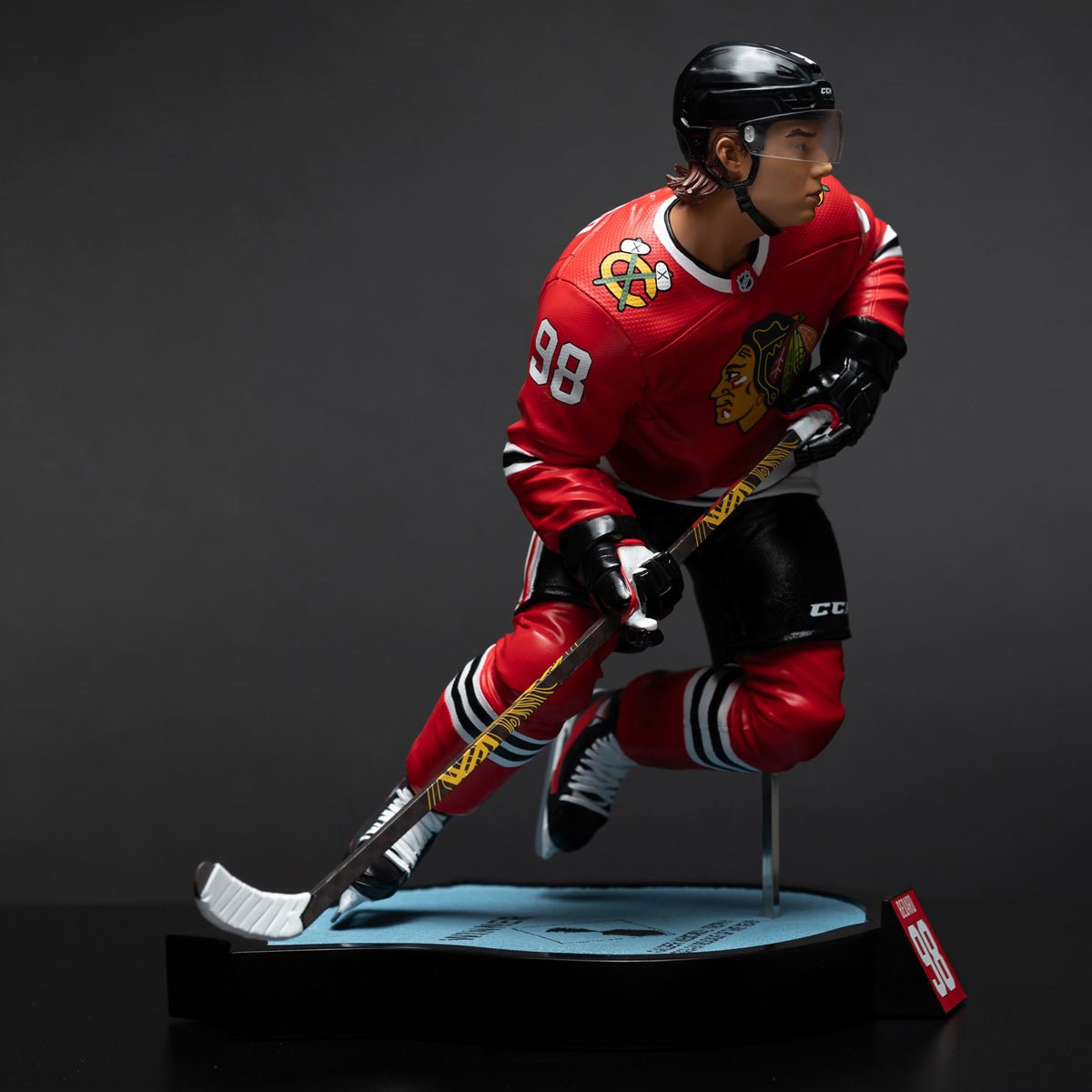 NHL Chicago Blackhawks Connor Bedard 1:6 Scale Resin Statue - Image 5