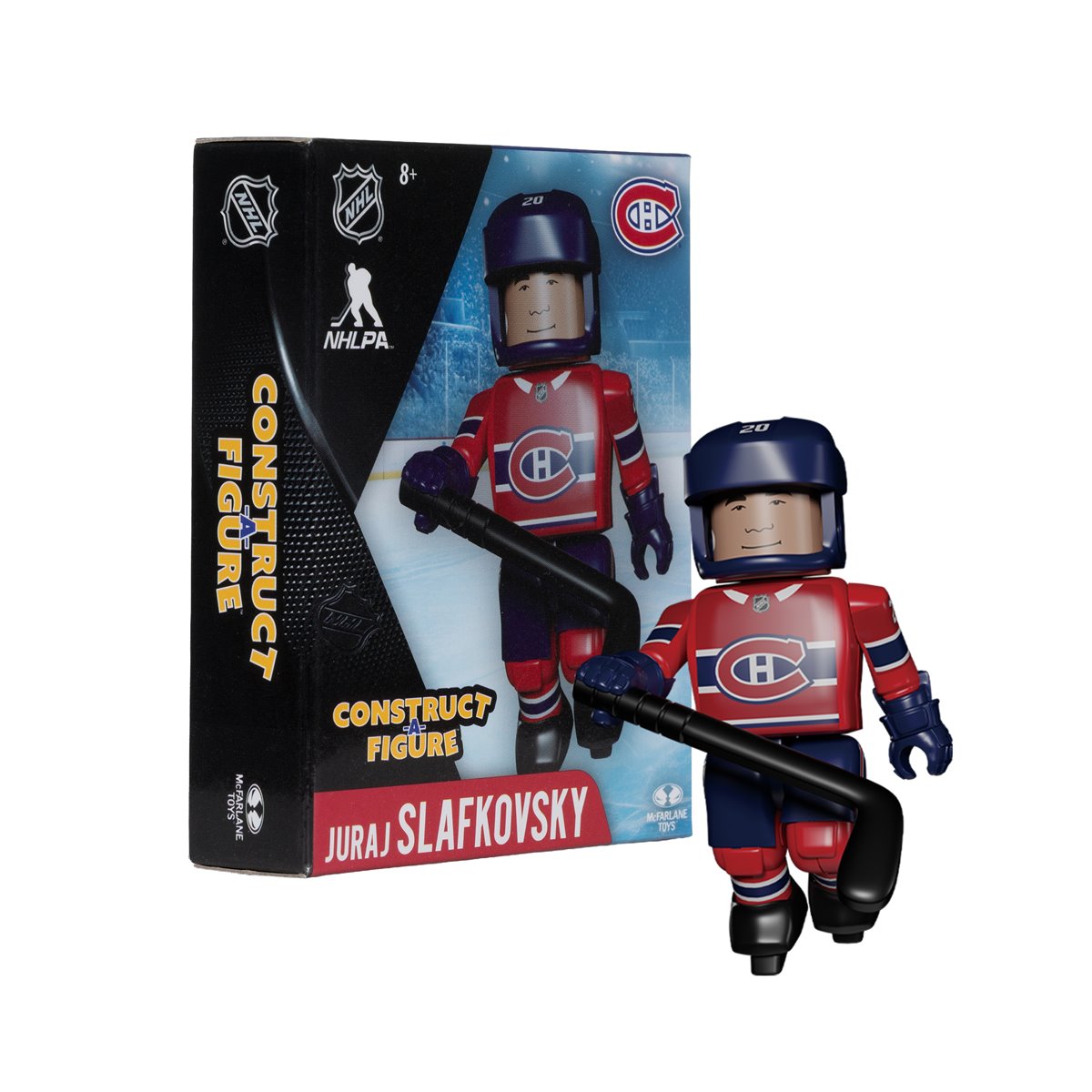 NHL Construct-a-Figure Series 2 Montreal Canadiens Juraj Slafkovsky Mini-Figure - Image 5