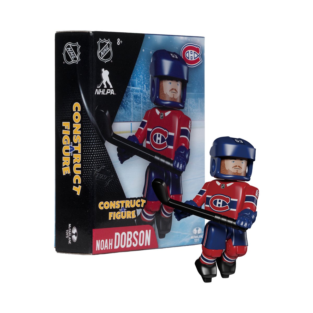 NHL Construct-a-Figure Series 2 Montreal Canadiens Noah Dobson Mini-Figure - Image 5