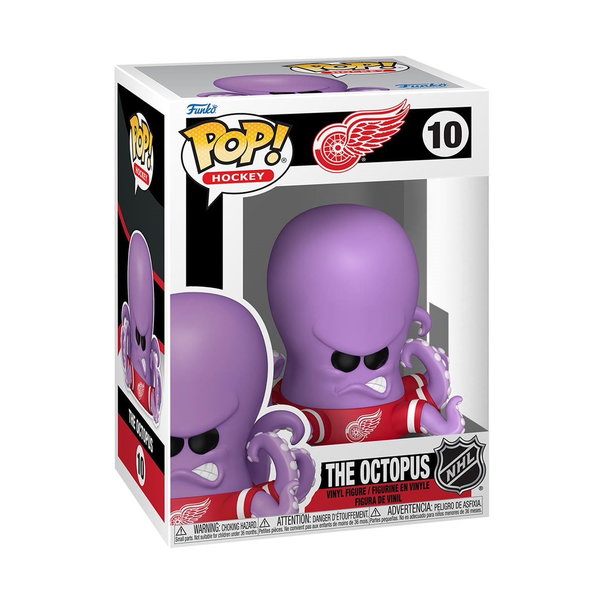 NHL Mascots Red Wings The Octopus Funko Pop! Vinyl Figure #10 - Image 2