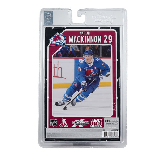 NHL McFarlane's SportsPicks Quebec Nordiques Retro Nathan MacKinnon 7-Inch Scale Posed Figure - Image 2